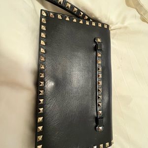 Valentino Rockstud wristlet clutch